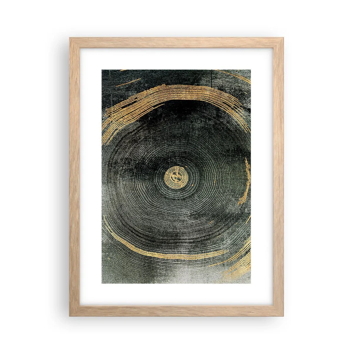 Een poster in een licht eiken lijst - Veranderen en zijn - 30x40 cm