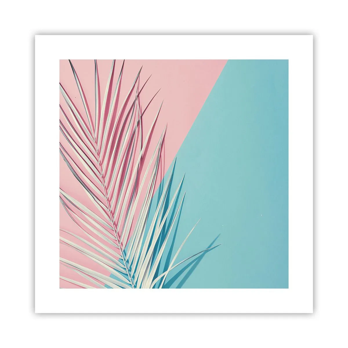 Poster - Tropische impressie - 40x40 cm