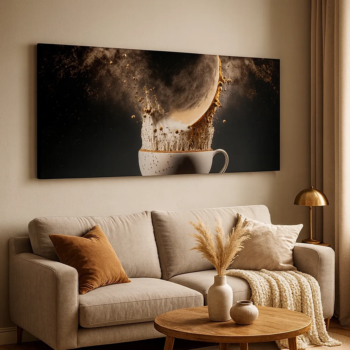 Schilderen op canvas - Een explosie van smaak - 30x30 cm