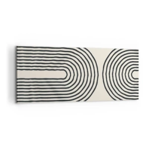 Schilderen op canvas - In een ogenblik ... - 120x50 cm