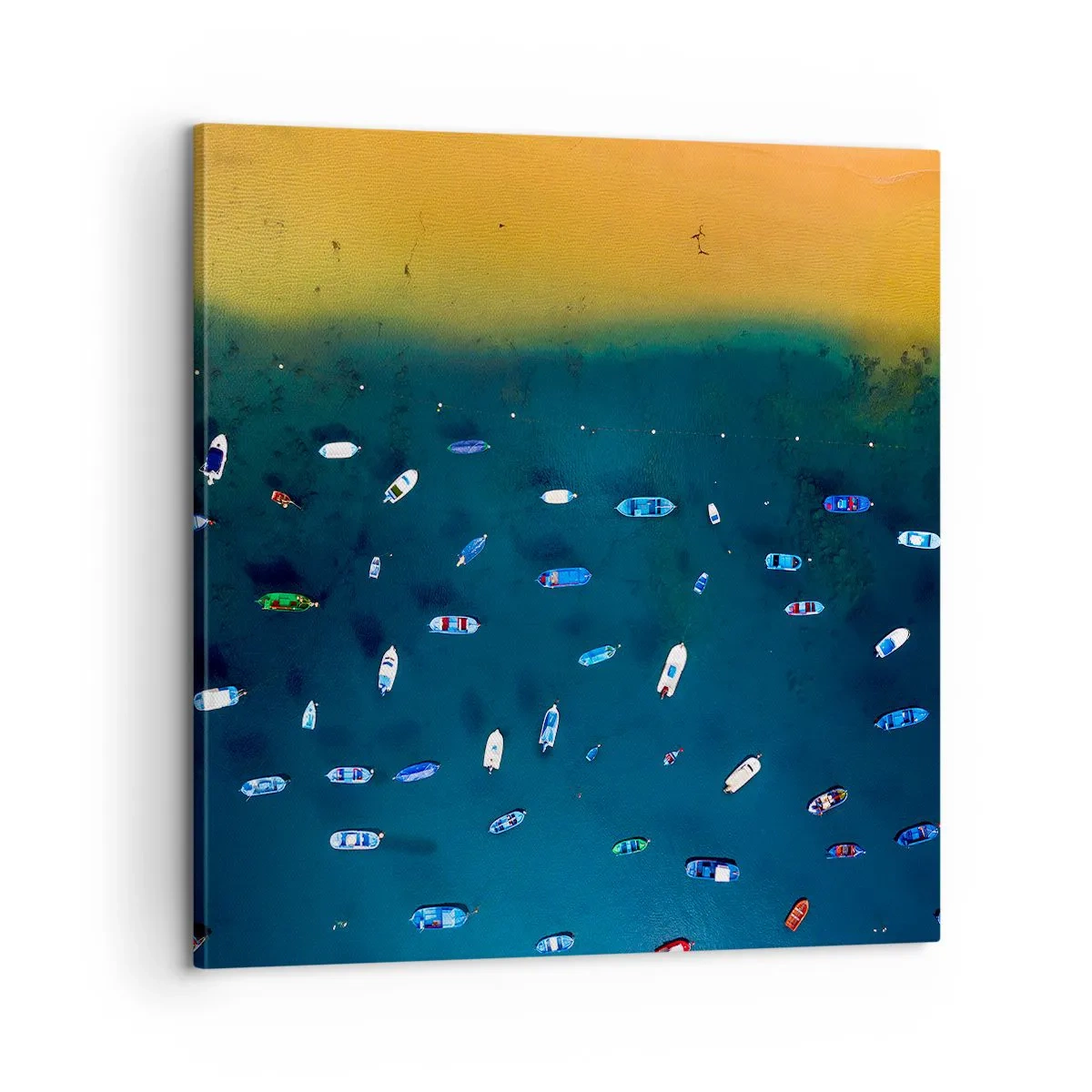Schilderen op canvas - Vakantie spel - 60x60 cm