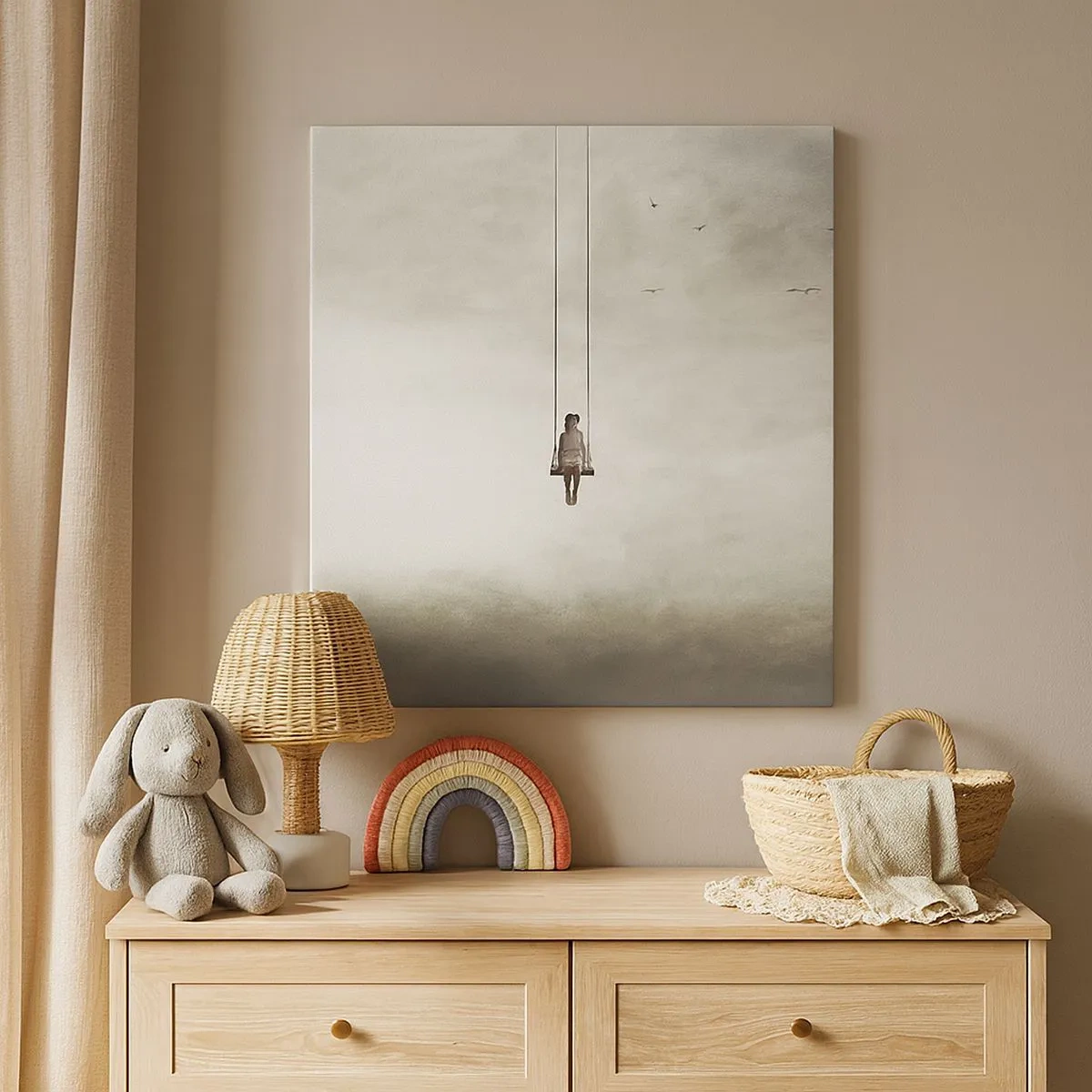 Schilderen op canvas - Een kind in ons - 30x30 cm