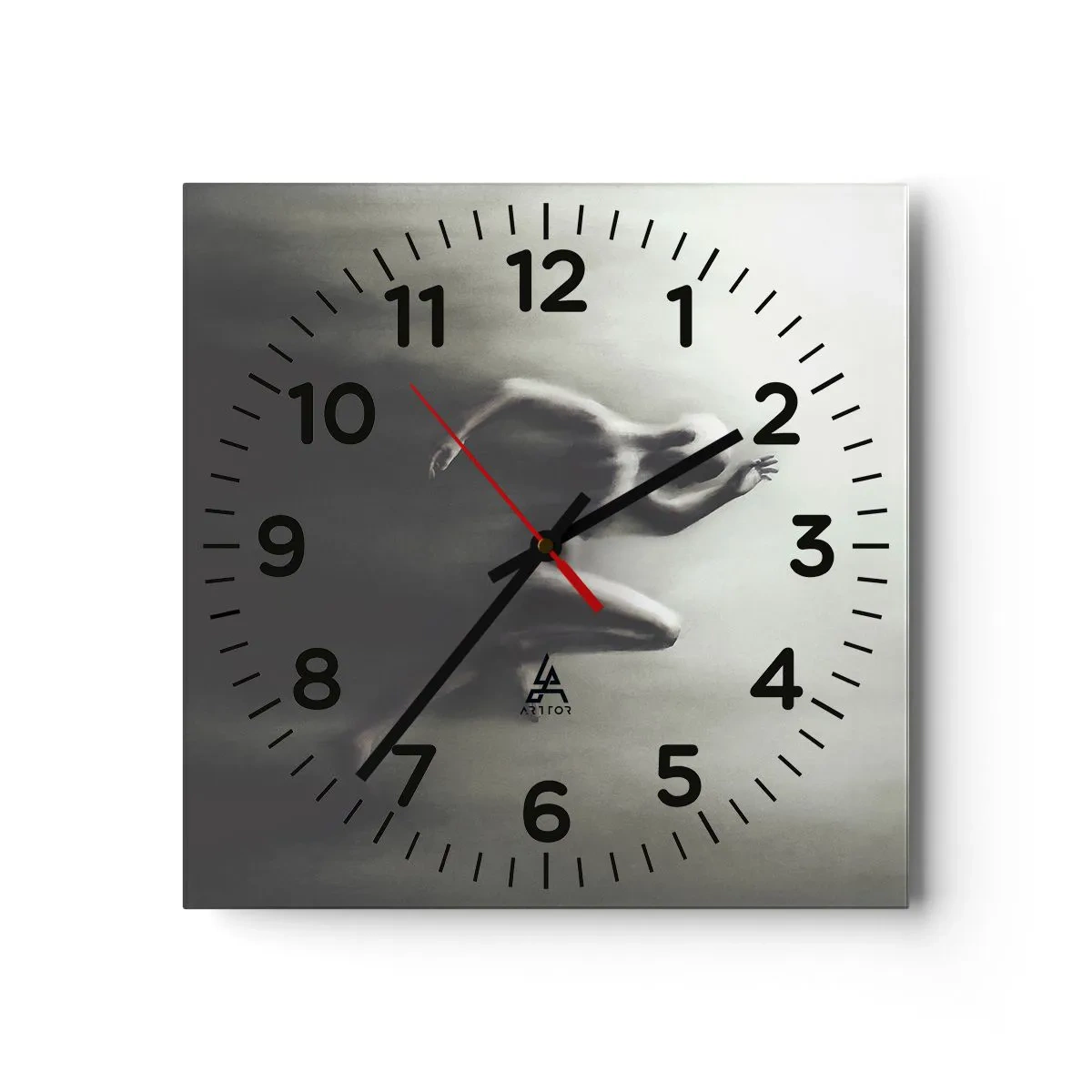 Wandklok - Klok - Niet te stopen - 30x30 cm