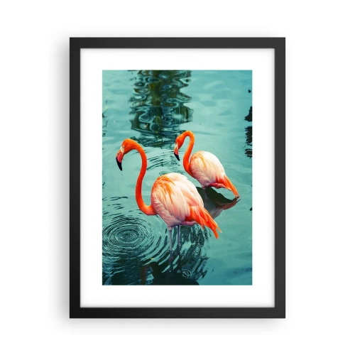 Poster in een zwarte lijst - We zijn nu in de mode - 30x40 cm