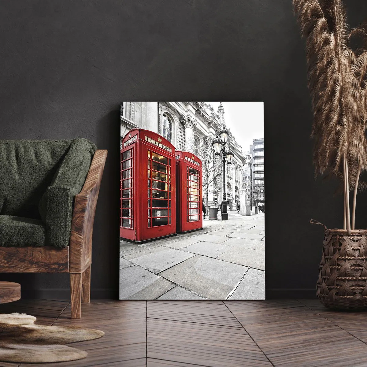 Schilderen op canvas - Welkom in Londen - 50x70 cm