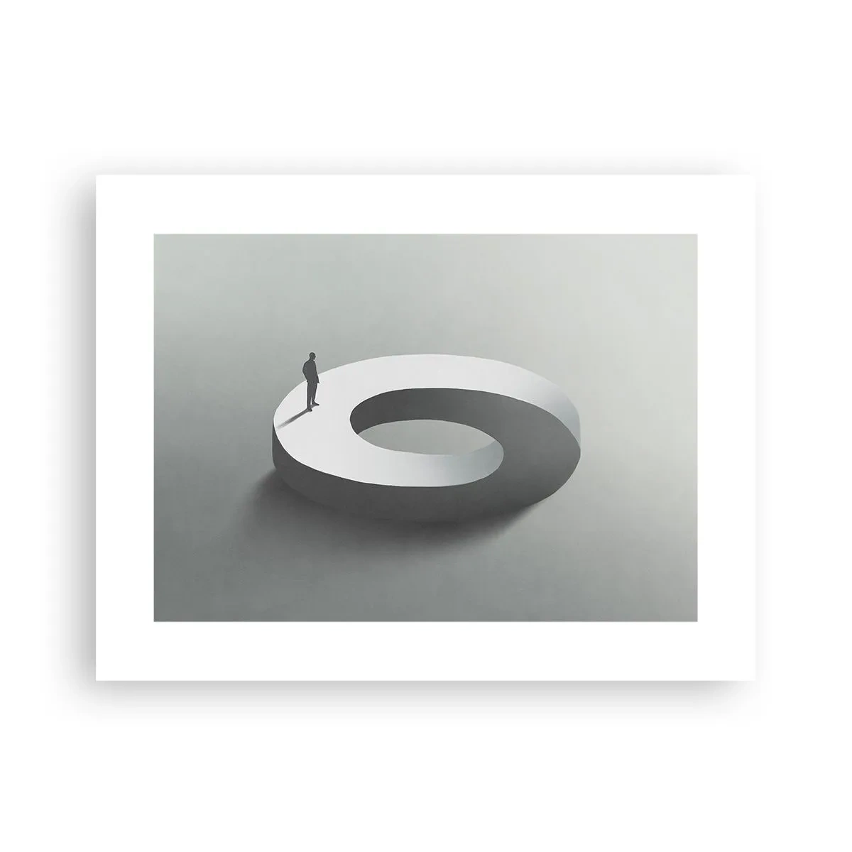 Poster - En wees hier slim - 40x30 cm