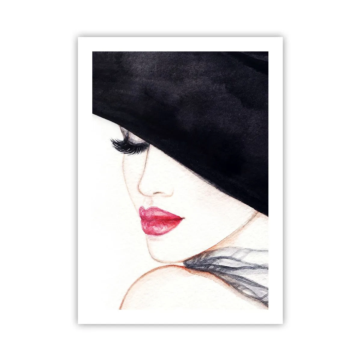 Poster - Elegantie en sensualiteit - 50x70 cm