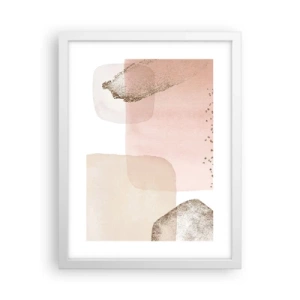 Poster in een witte lijst - Een blik door kleur - 30x40 cm