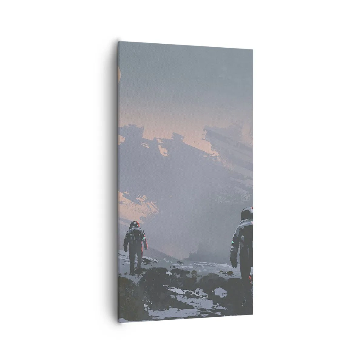 Schilderen op canvas - Onder een onbekende ster - 65x120 cm