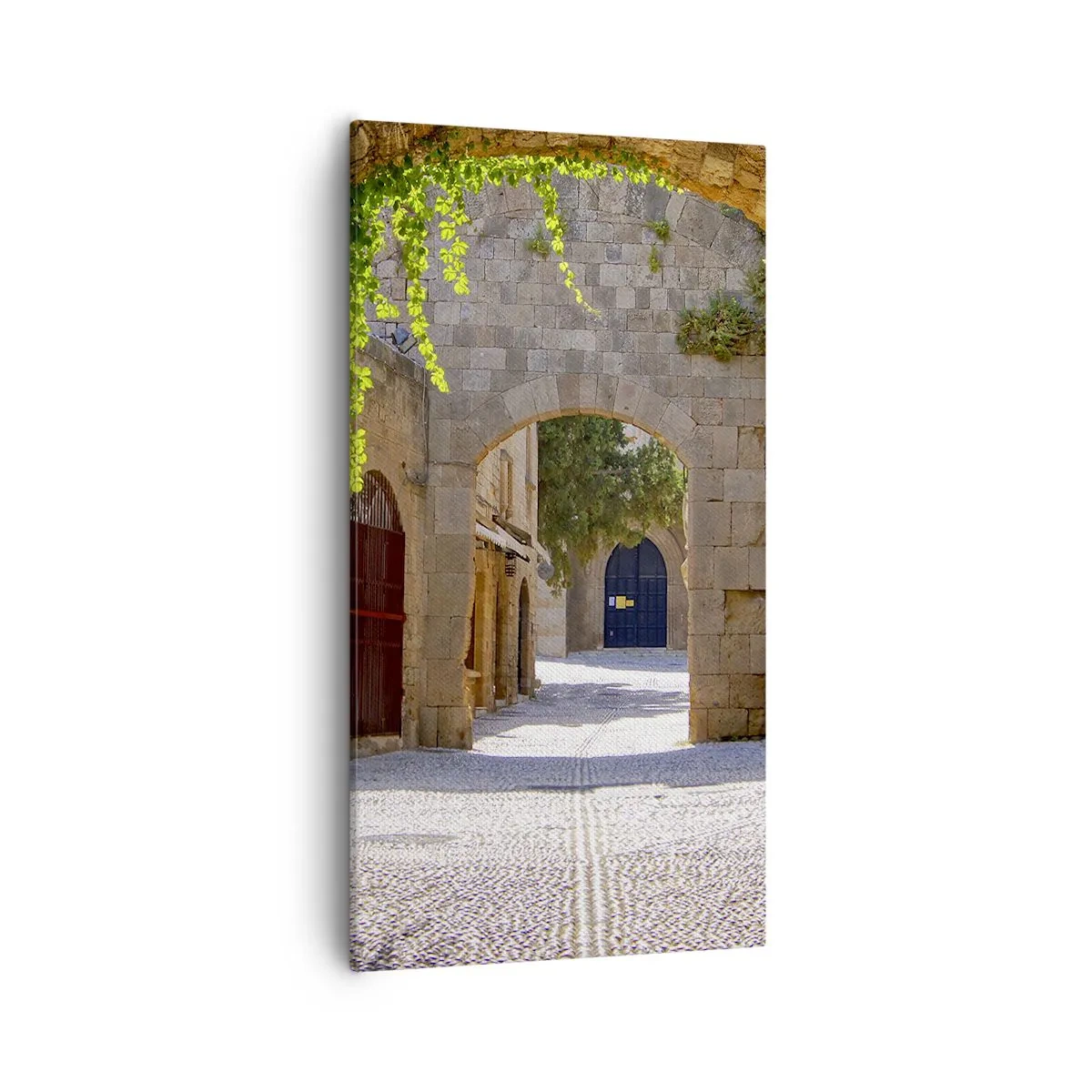 Schilderen op canvas - De optocht zal spoedig verschijnen - 55x100 cm