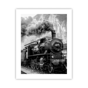 Poster - Staat op het station... - 40x50 cm