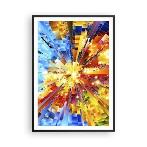 Poster in een zwarte lijst - In medias res - 70x100 cm