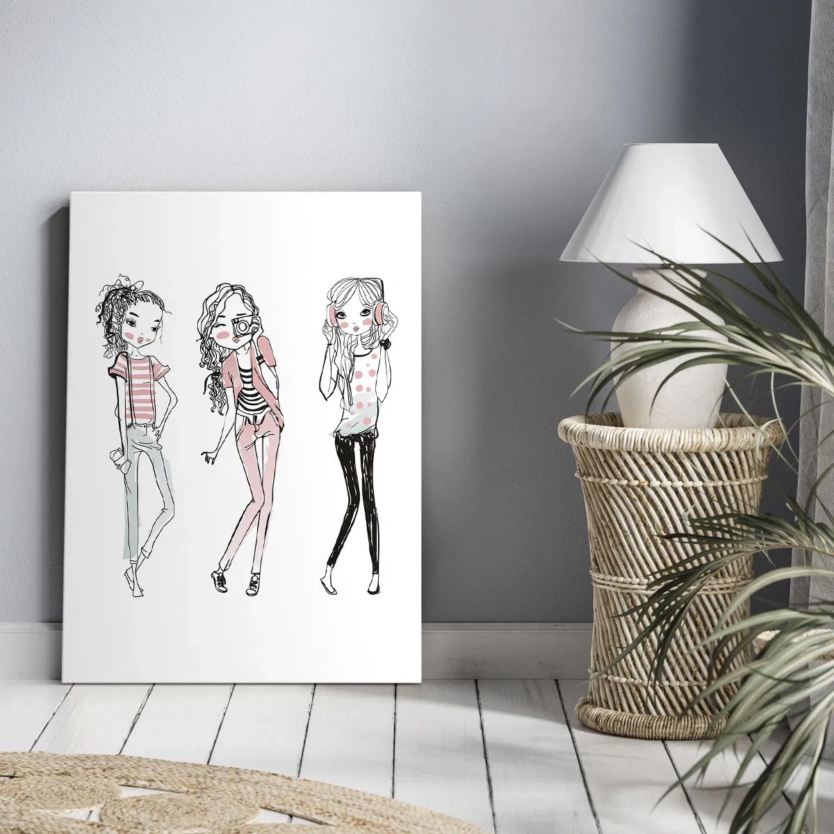 Schilderen op canvas - Het zal zijn, het zal leuk zijn - 45x80 cm