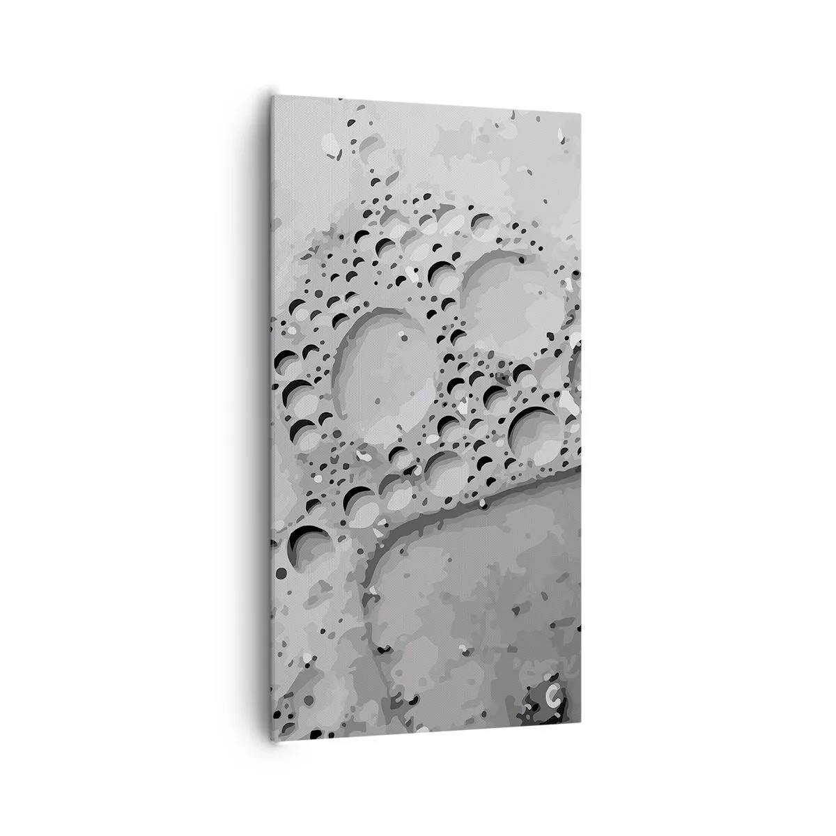 Schilderen op canvas - Schuimspoor - 65x120 cm