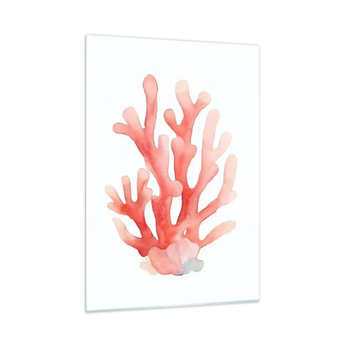 Schilderen op glas - Koraalkleurig koraal - 50x70 cm