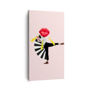 Schilderen op canvas - Surrealistische pop-art - 45x80 cm