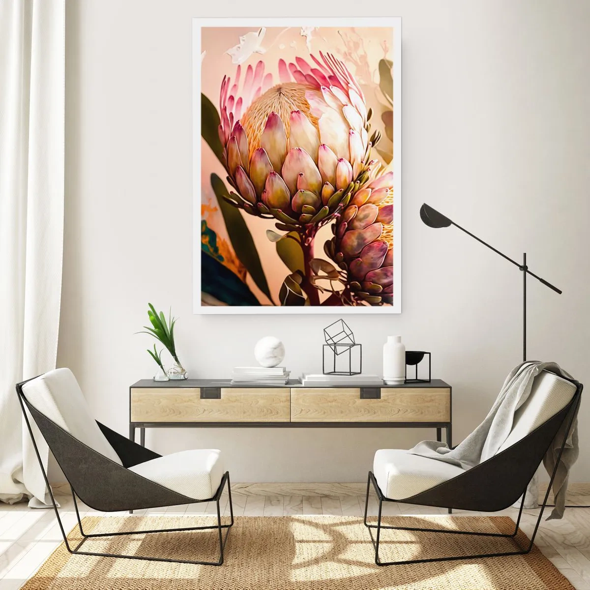 Poster - Teeder omarmd - 30x40 cm