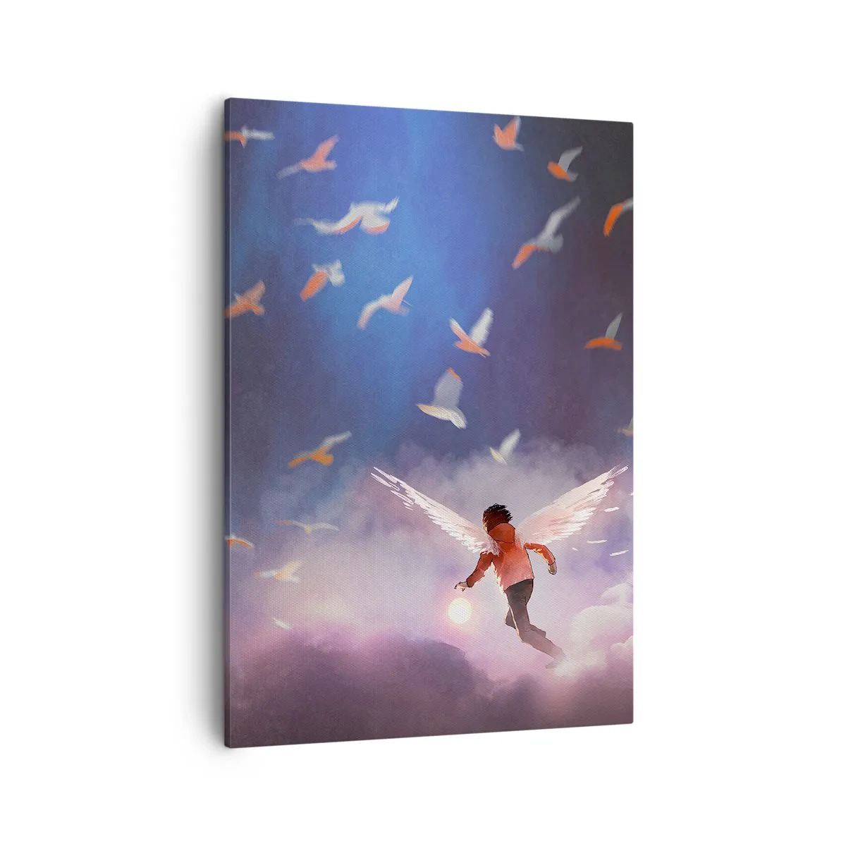 Schilderen op canvas - Je hebt verbeeldingskracht en moed nodig - 50x70 cm