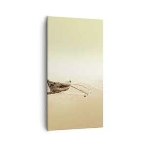 Schilderen op canvas - Geheugen van de Stille Zuidzee - 55x100 cm