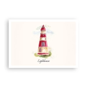 Poster - Er is altijd goed weer in de buurt - 100x70 cm