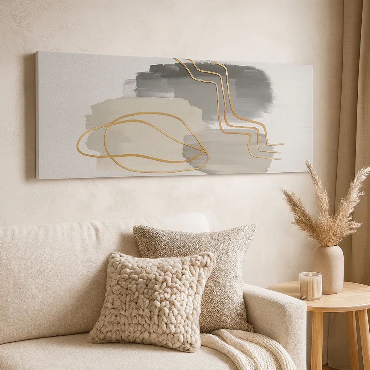 Schilderen op canvas - Duur en beweging - 30x30 cm