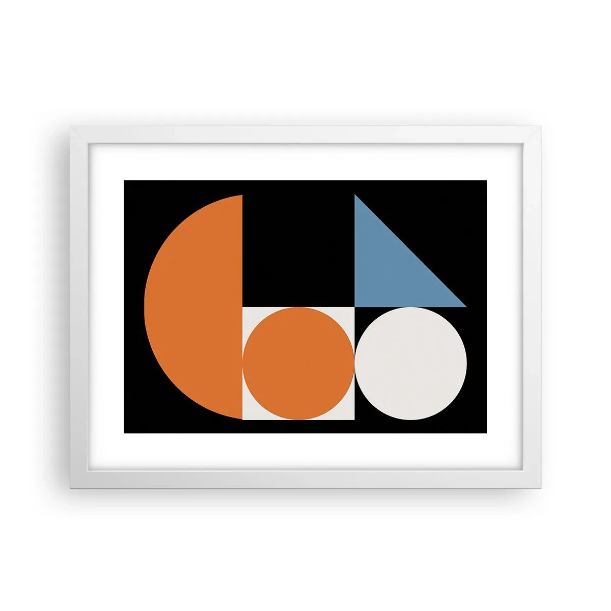 Poster in een witte lijst - Dacht lay-out - 40x30 cm