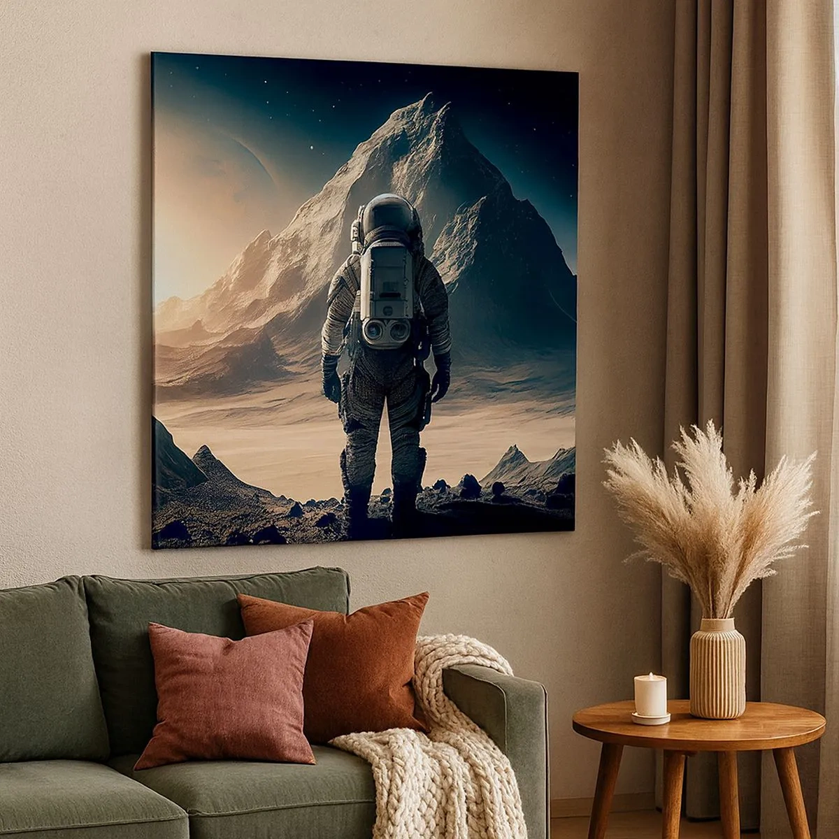 Schilderen op canvas - Nieuwe uitdaging - 30x30 cm