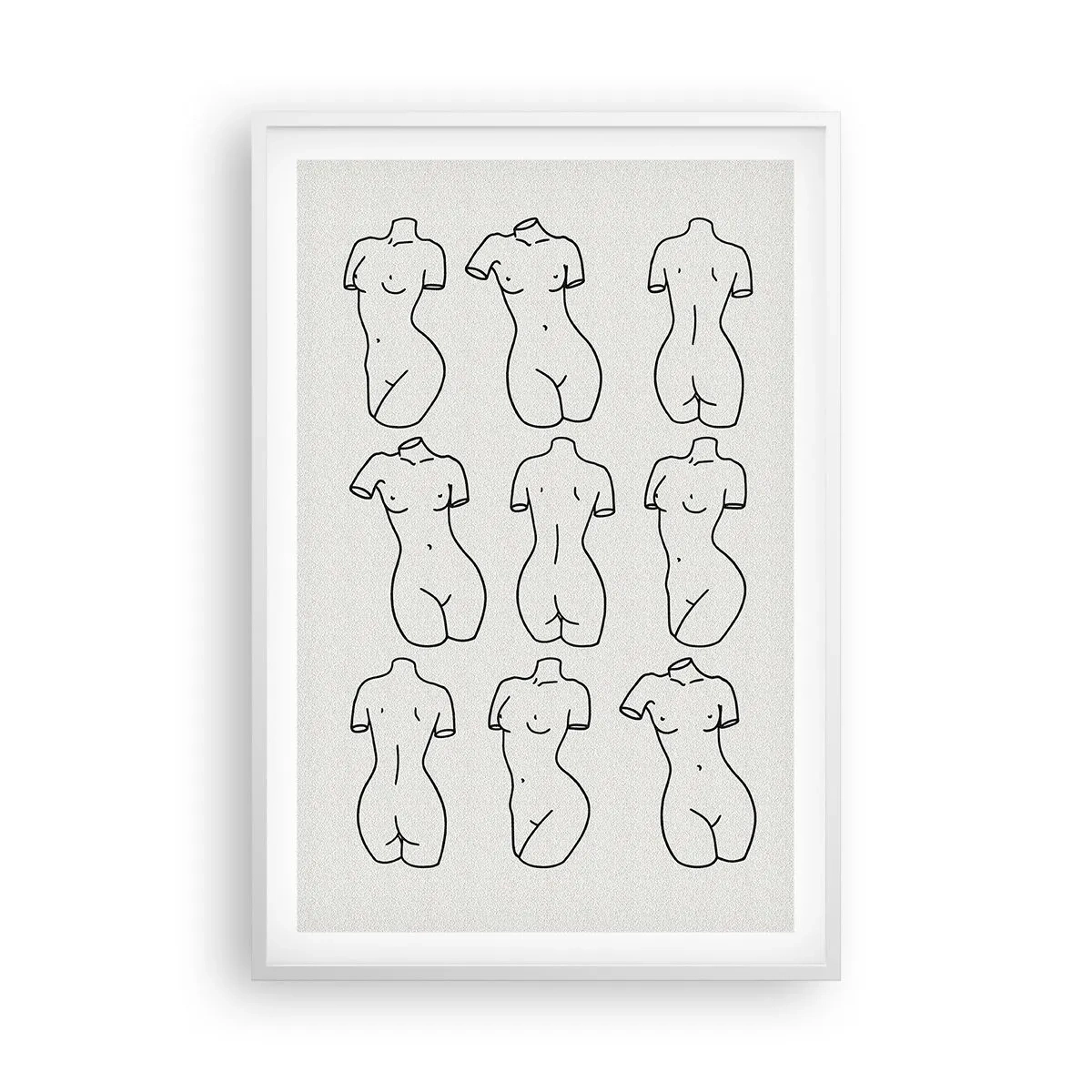 Poster in een witte lijst - Alleen Venus - 61x91 cm