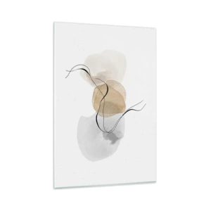 Schilderen op glas - Lucht kralen - 80x120 cm
