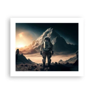 Poster - Nieuwe uitdaging - 50x40 cm