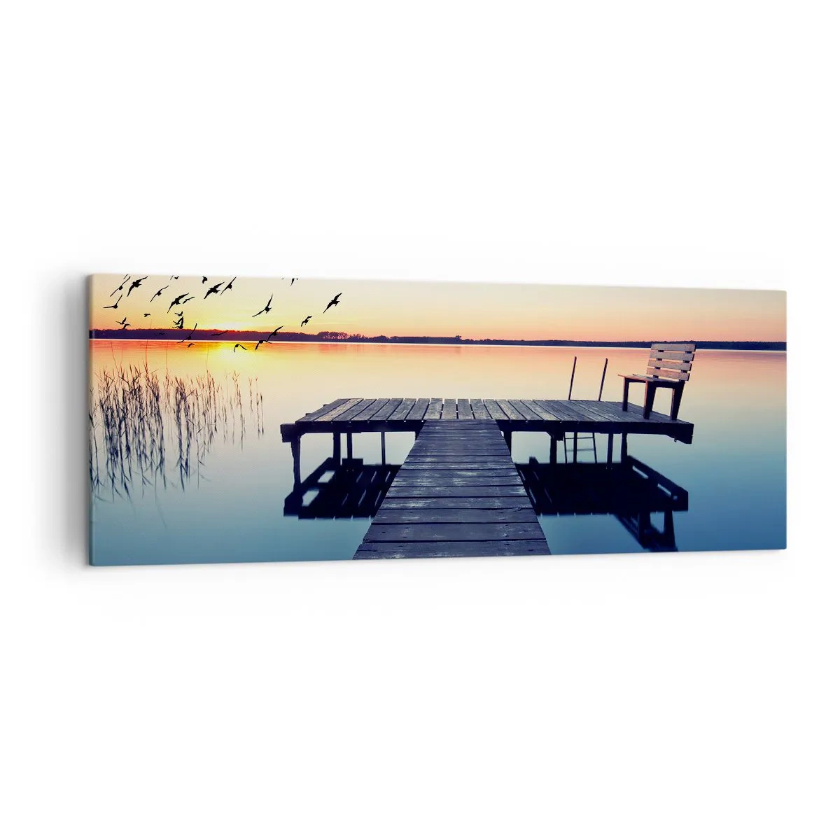 Schilderen op canvas - Dat was een goede dag - 140x50 cm