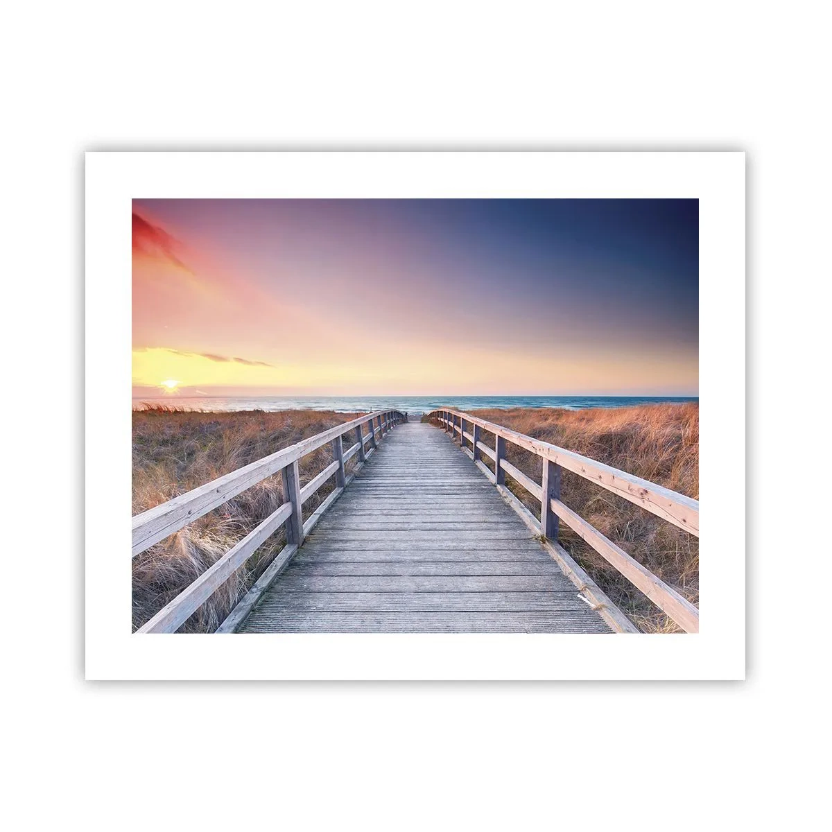 Poster - Baltische avond aurora - 50x40 cm