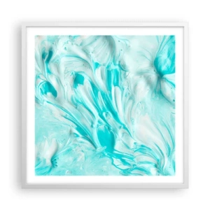 Poster in een witte lijst - Voor altijd samen - 60x60 cm
