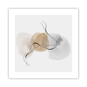 Poster - Lucht kralen - 40x40 cm