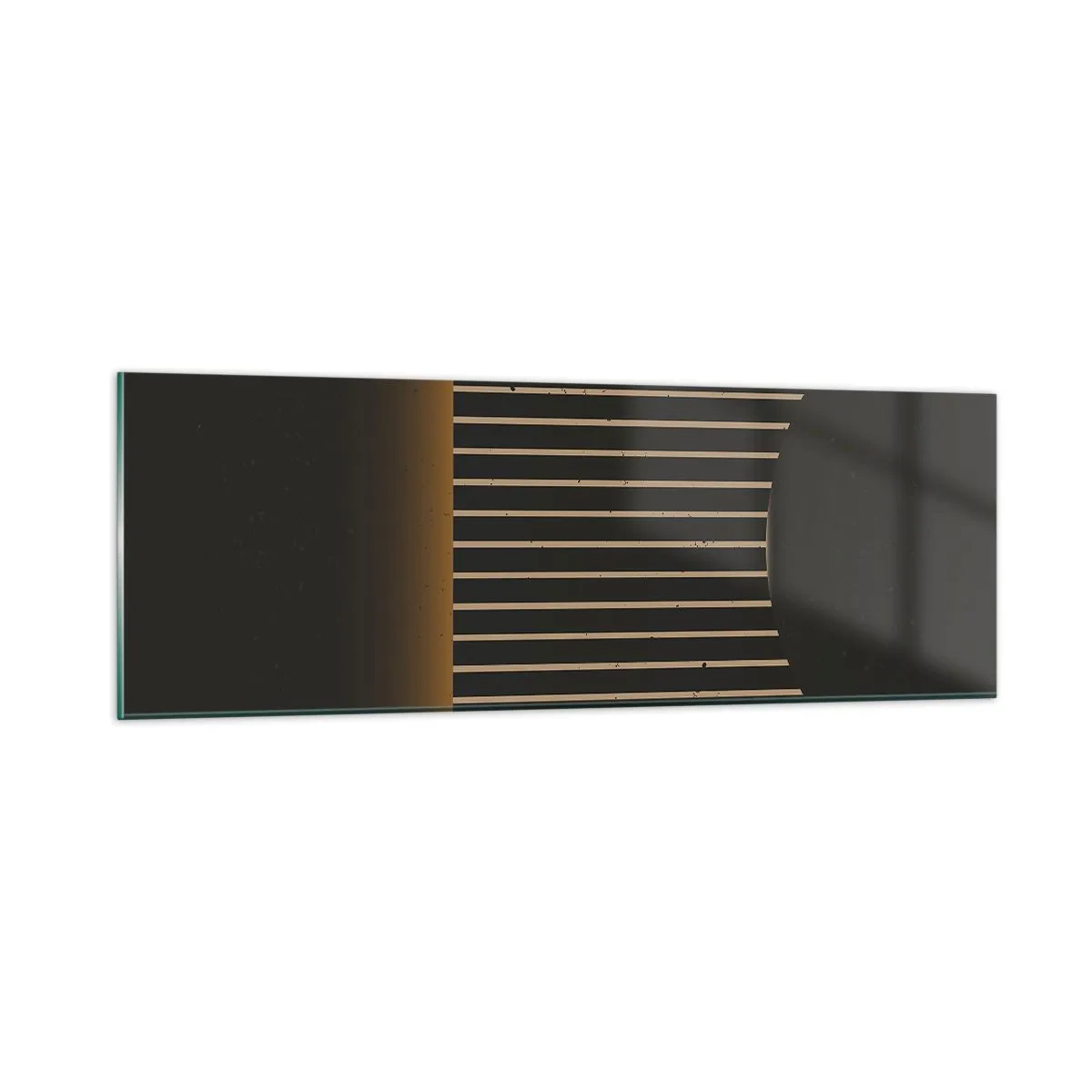 Schilderen op glas - Verken de duisternis - 90x30 cm