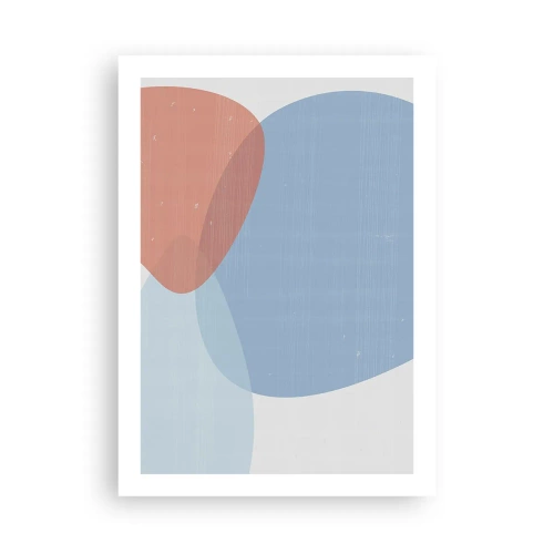 Poster - Pastelkleurige relaties - 50x70 cm