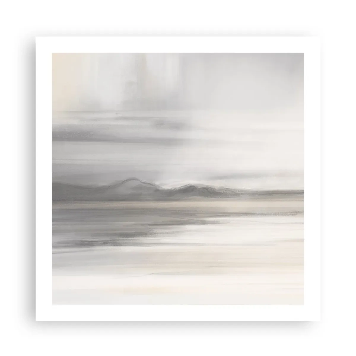 Poster - Afstand in reflectie - 60x60 cm