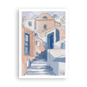 Poster - Exotische stad - 70x100 cm
