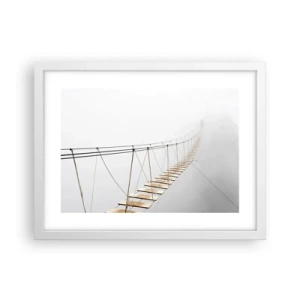 Poster in een witte lijst - Waar zal het je brengen? - 40x30 cm