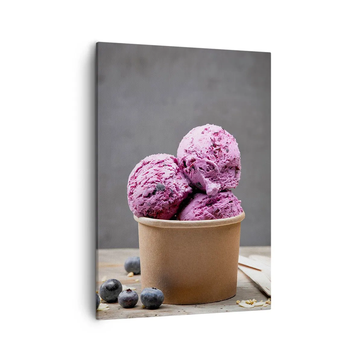 Schilderen op canvas - Zoetheid en kou - 50x70 cm