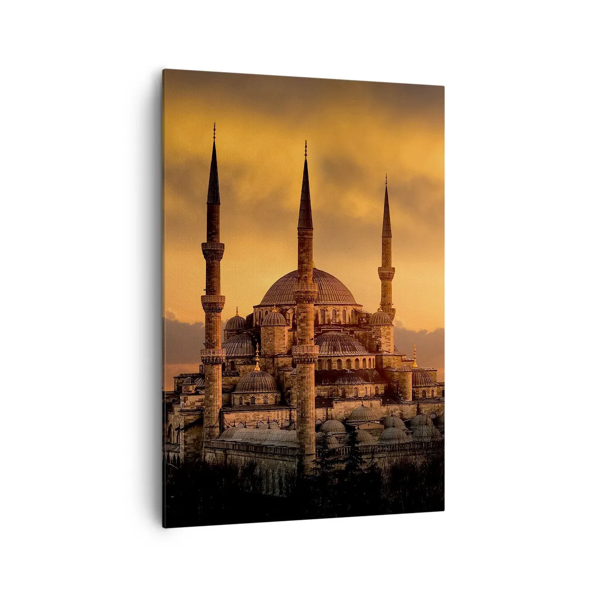 Schilderen op canvas - God is geweldig - 70x100 cm