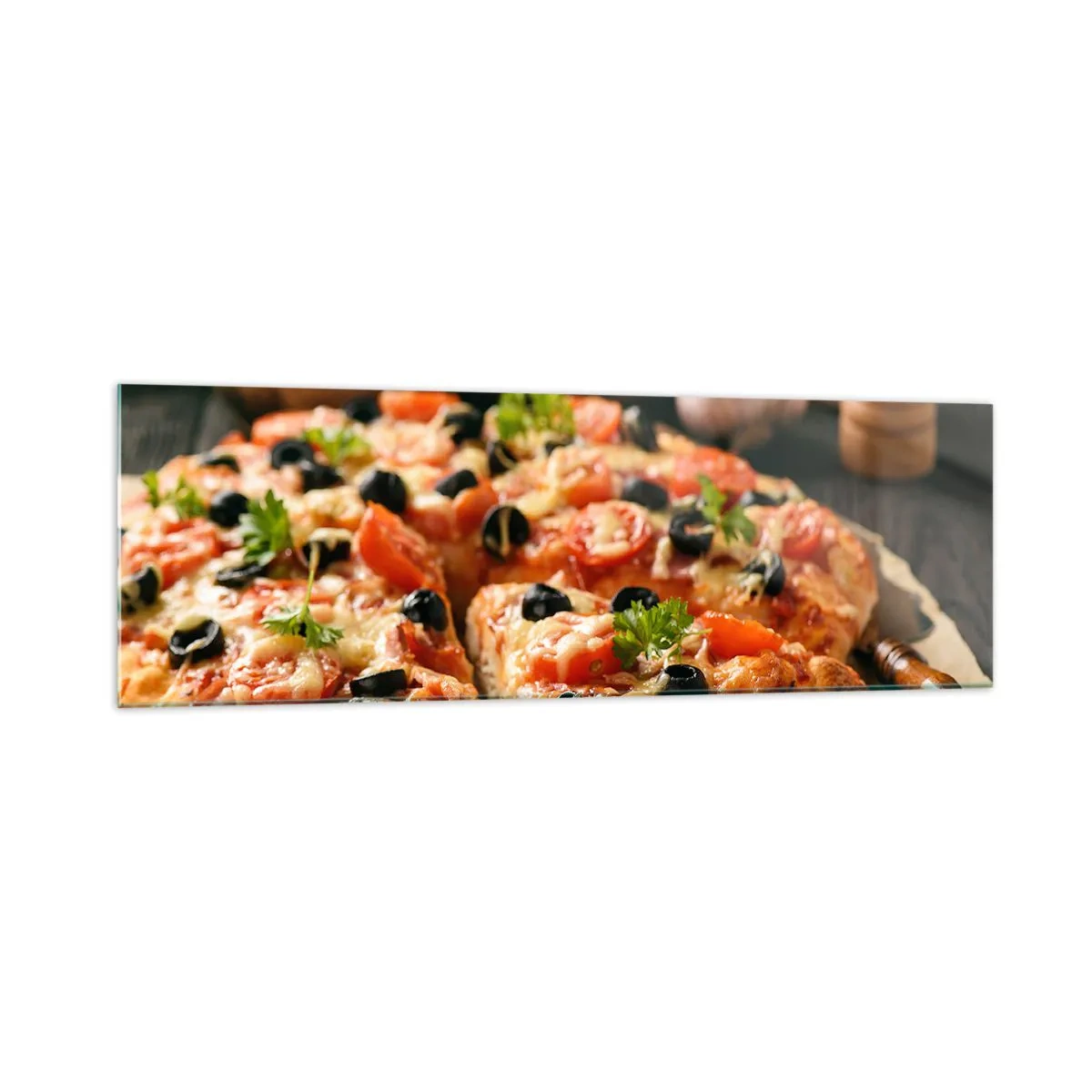 Schilderen op glas - Je bent er weer mee weggekomen - 160x50 cm