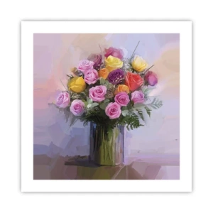 Poster - Ingehouden schoonheid - 50x50 cm