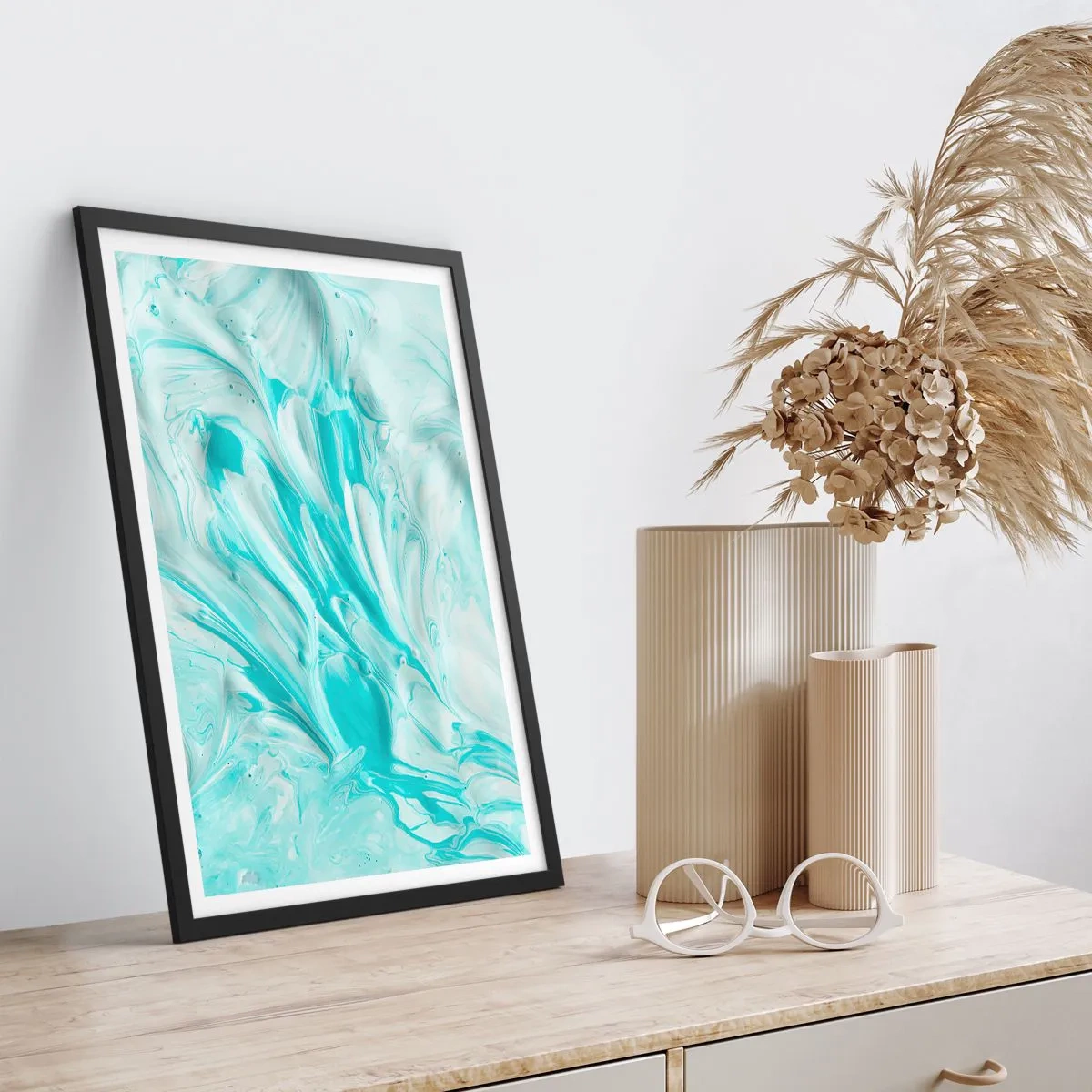 Poster in een zwarte lijst - Voor altijd samen - 70x100 cm