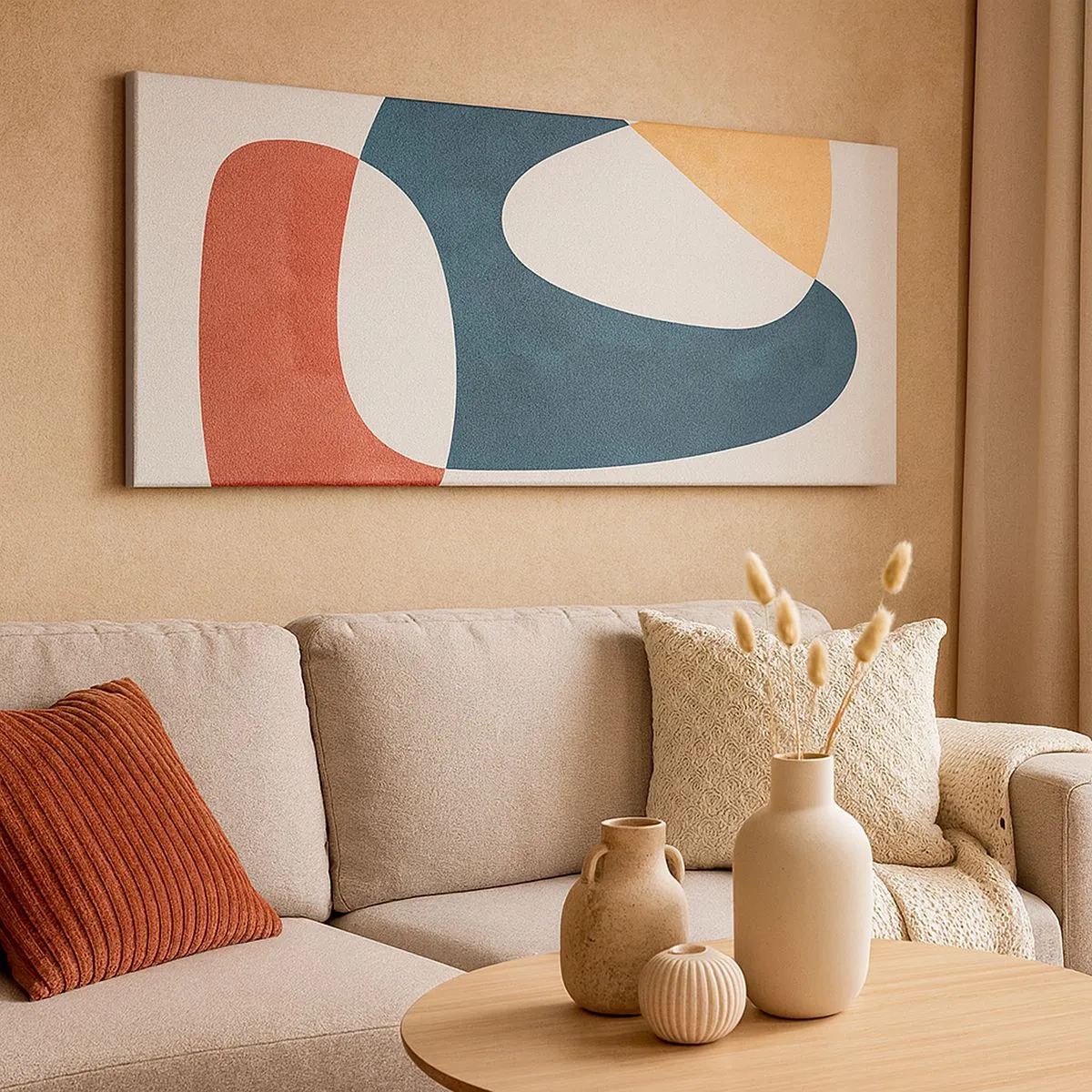 Schilderen op canvas - Invloeden en metamorfoses - 100x40 cm