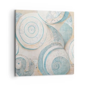 Schilderen op canvas - Wat zit er in de schelp? - 50x50 cm