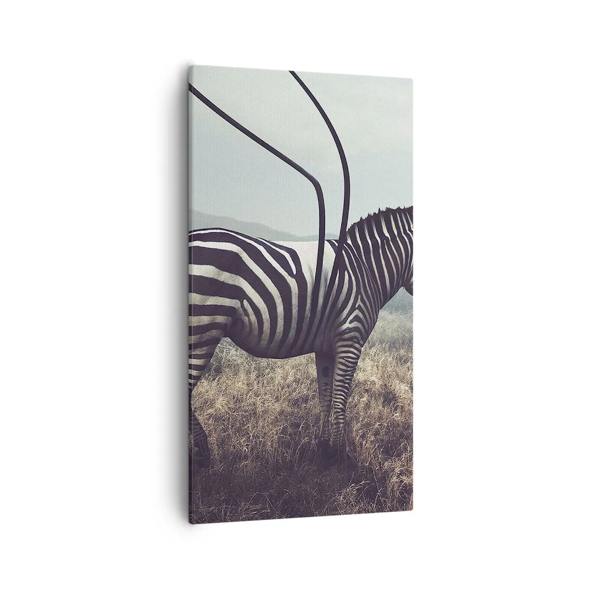 Schilderen op canvas - Aandacht! Gebrek - 55x100 cm