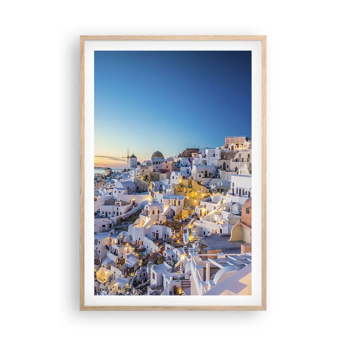 Een poster in een licht eiken lijst - De essentie van Grieksheid - 61x91 cm