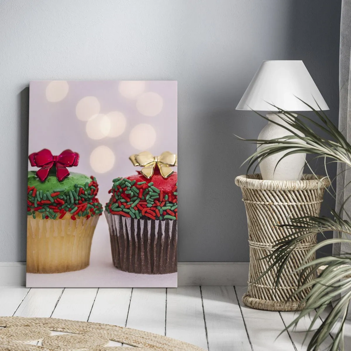 Schilderen op canvas - Snoepjes tot de strik  - 65x120 cm