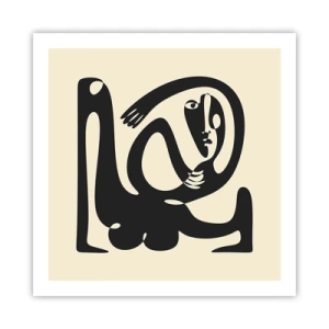 Poster - Bijna Picasso - 60x60 cm